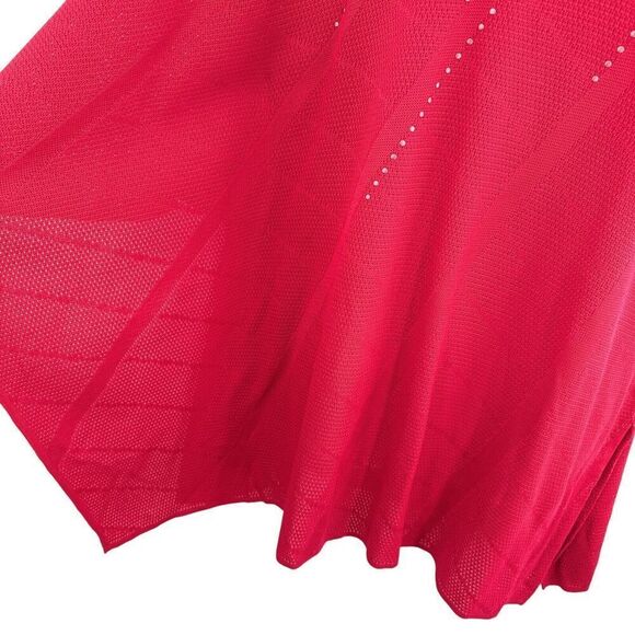 Ming Wang Tunic Top Blouse Size Large Poncho Sleeve Studded Lagenlook Boxy - Picture 8 of 11